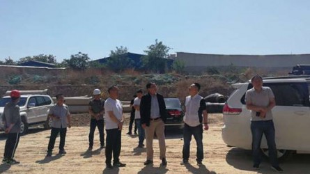 6月5日早晨，漫蛙漫画
党委书记、董事长石爱国莅临西北养老漫蛙漫画..