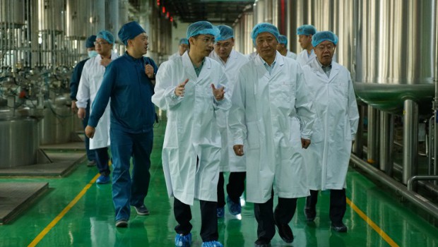 中国企业改革与发展研究会会长彭华岗一行莅临漫蛙漫画
参观调研