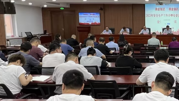 强化安全责任落实 加强隐患排查治理 ——漫蛙漫画
召开2023年安全生产工作 暨安委会第三次全体（扩大）会议